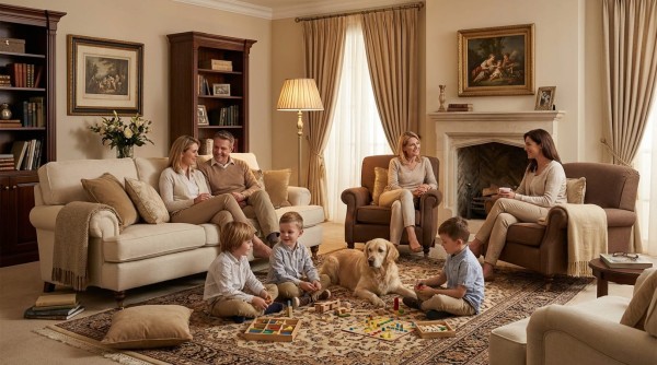 Klasyczne pomieszczenie z rodzinami.jpg