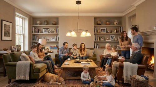 jaśniejszy salon z rodziną i lampą.jpg