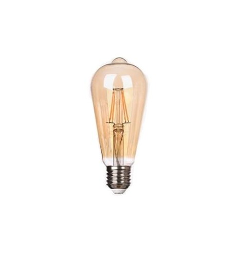 Żarówka LED E27 Filament ST64 2200K 6W amber.jpg
